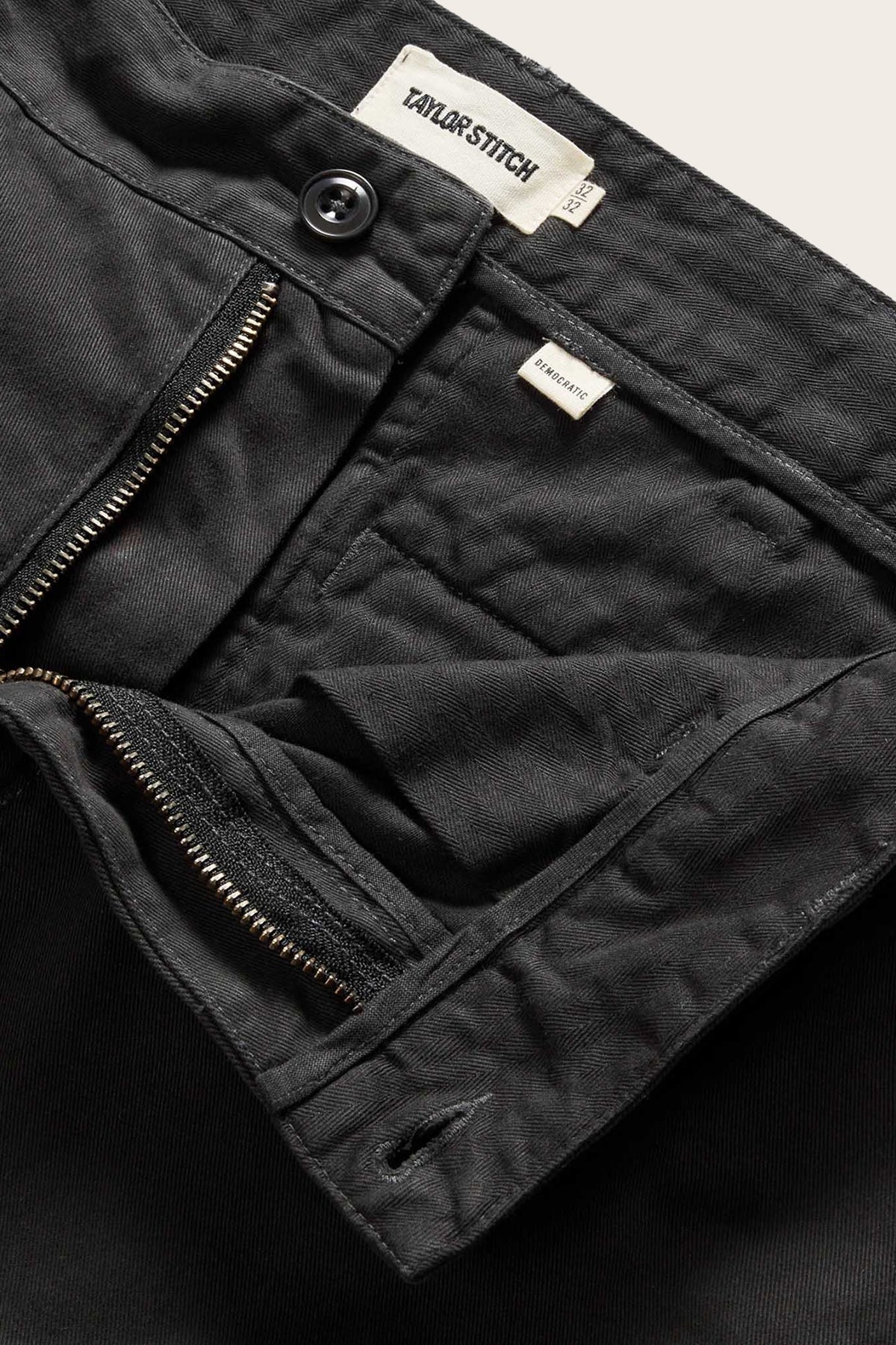 Taylor Stitch Democratic Foundation Pant / Organic Faded Black