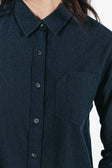 Gene Utility Shirt / Navy Dobby