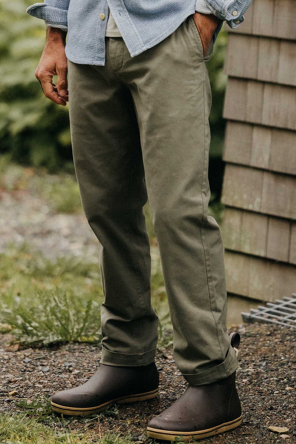 Taylor Stitch Democratic Foundation Pant / Organic Smoked Olive