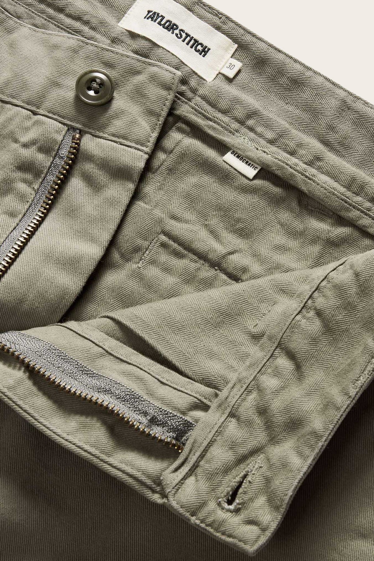 Taylor Stitch Democratic Foundation Pant / Organic Smoked Olive