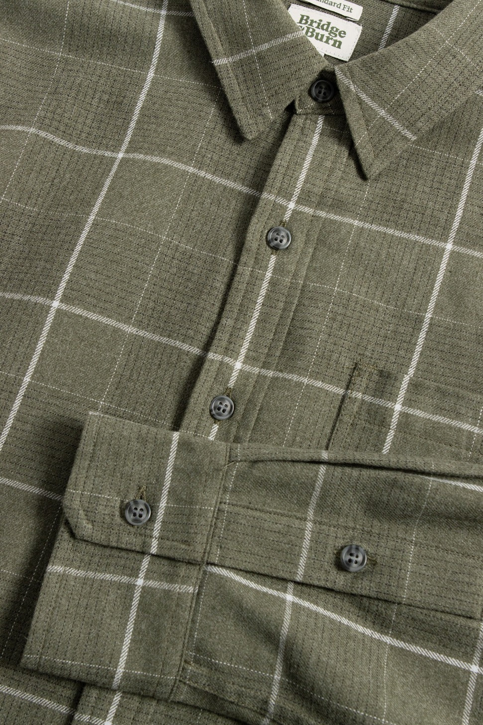 Larson Shirt / Rosemary Twill Windowpane