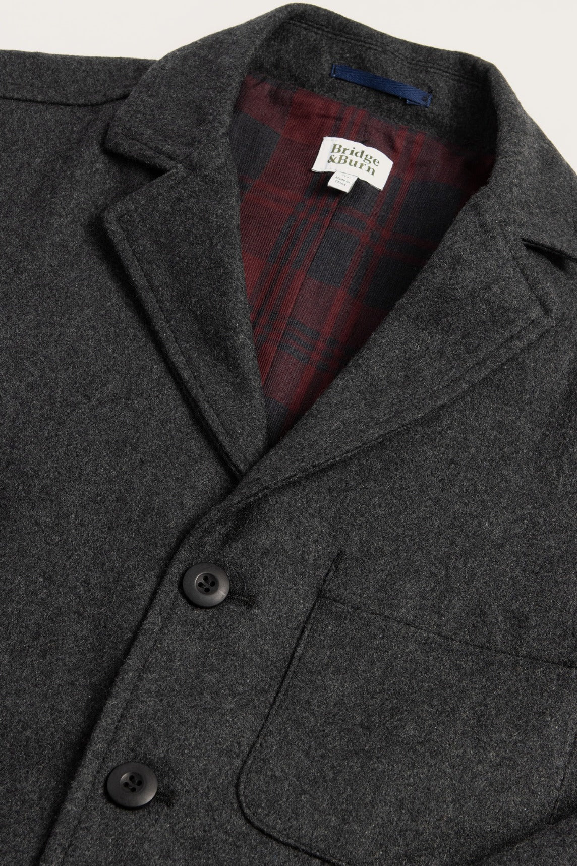 Nate Chore Blazer / Onyx Wool