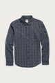 Sutton Slim Shirt / Slate Textured Windowpane