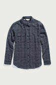 Bird Shirt / Slate Textured Windowpane