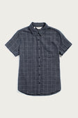 Lana Shirt / Slate Textured Windowpane