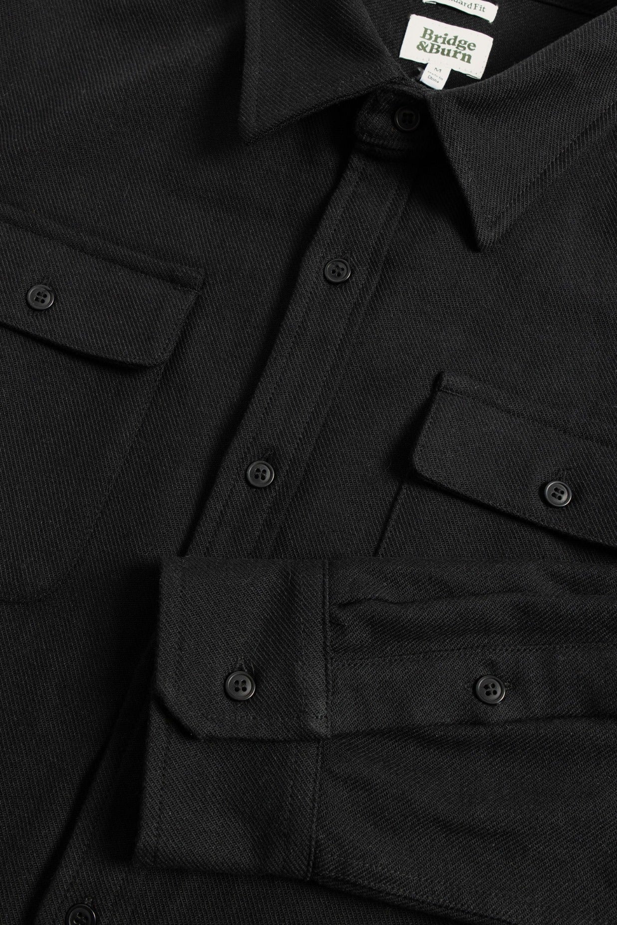 Lenon Shirt / Black Twill