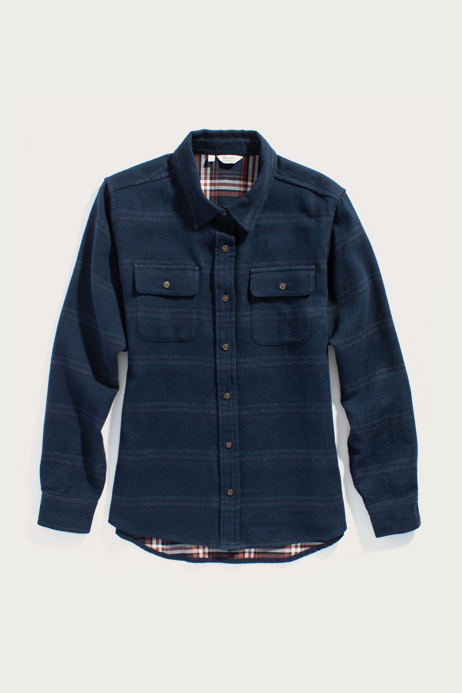 Lenon Shirt / Navy Blanket Stripe