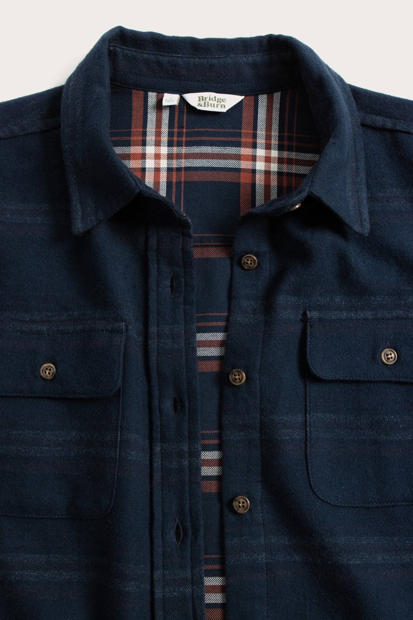 Lenon Shirt / Navy Blanket Stripe