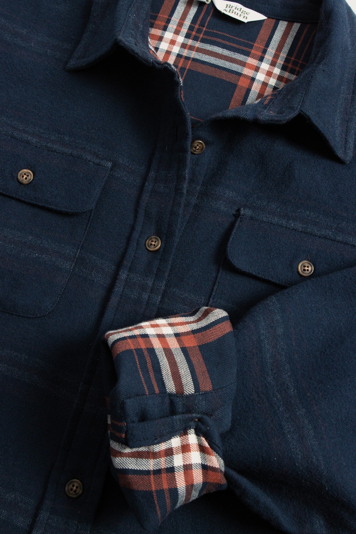 Lenon Shirt / Navy Blanket Stripe