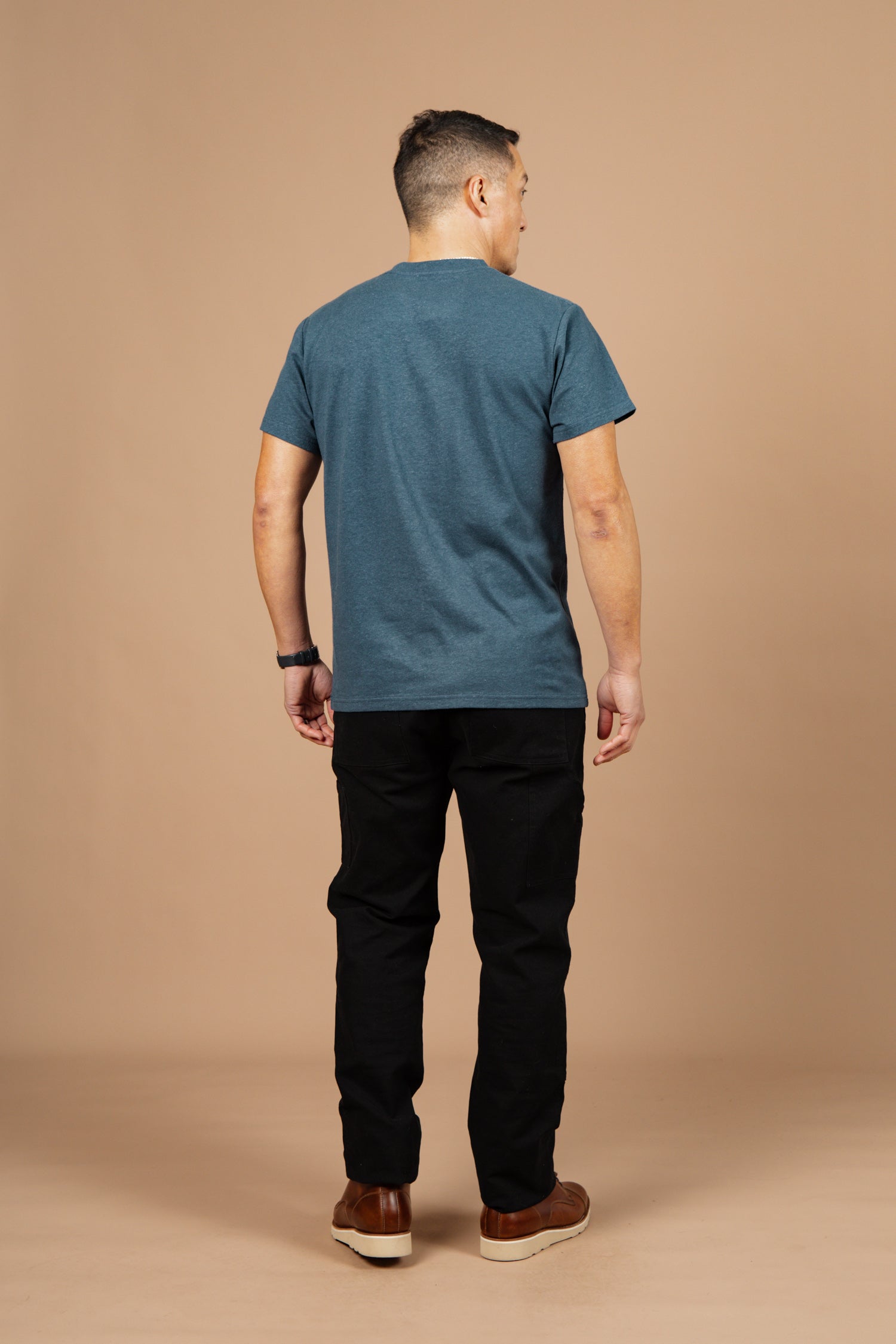 Organic Hemp Pocket Tee / Storm Blue