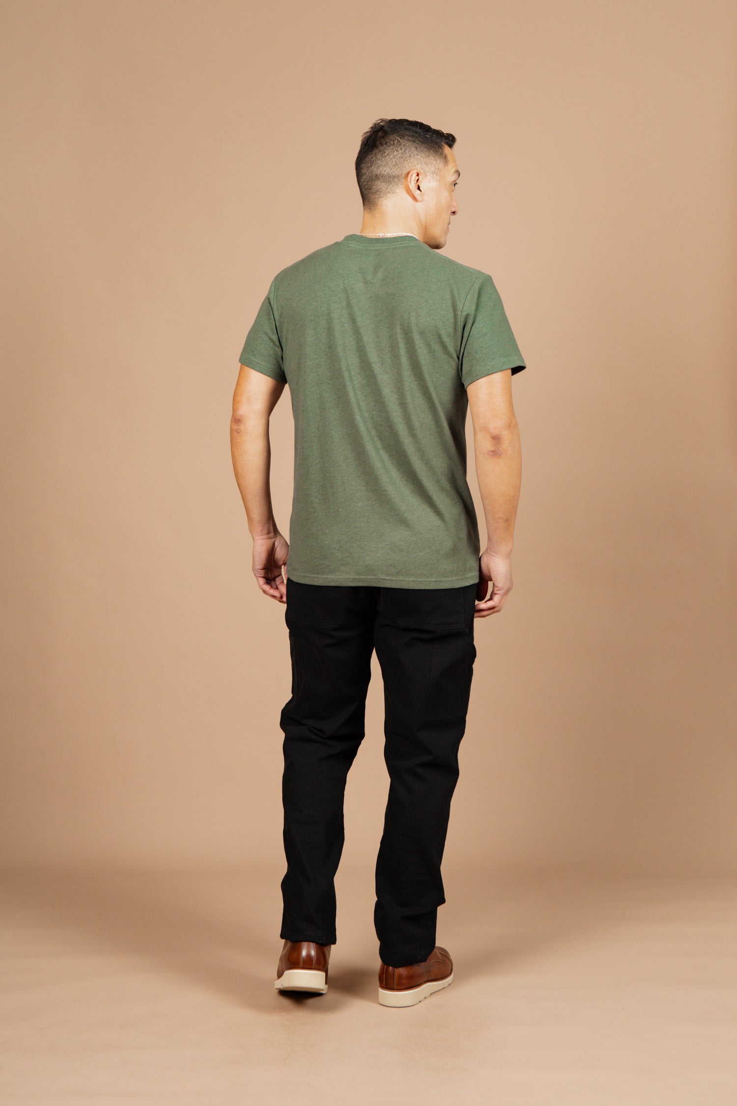 Organic Hemp Pocket Tee / Cypress