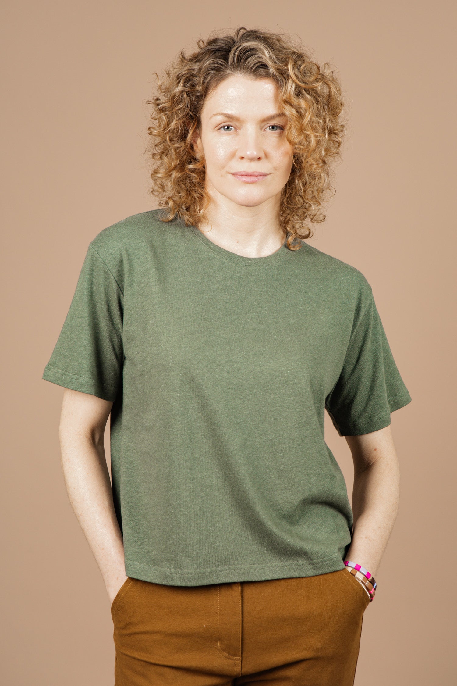 Organic Hemp Boxy Tee / Cypress