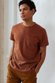 Organic Hemp Pocket Tee / Burnt Umber