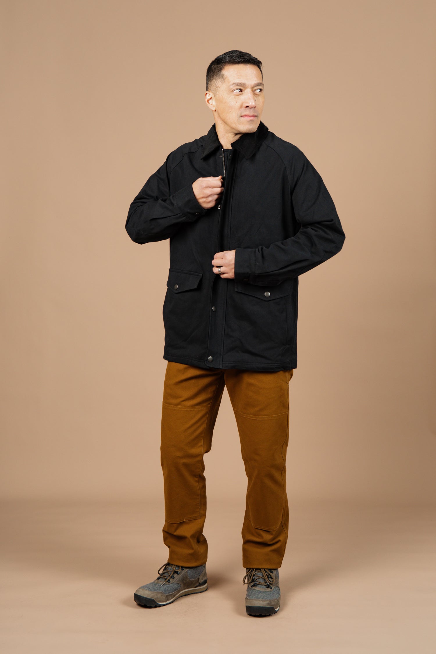 Dorset Barn Jacket / Black Canvas