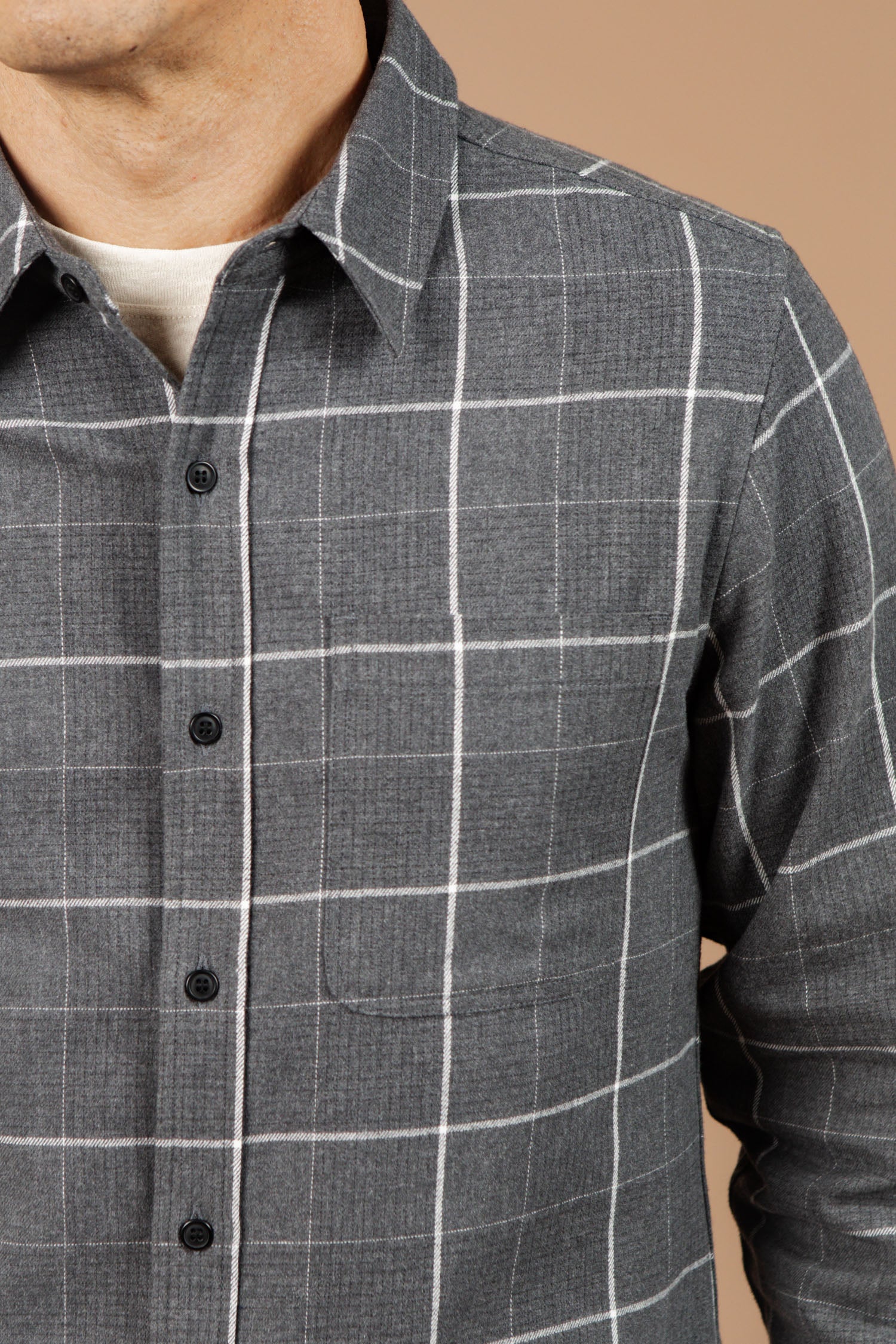 Larson Shirt / Shadow Twill Windowpane