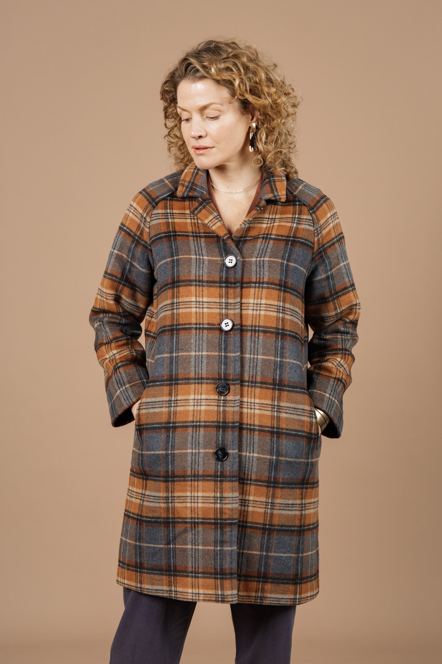 Alberta Coat / Dorset Brushed Plaid