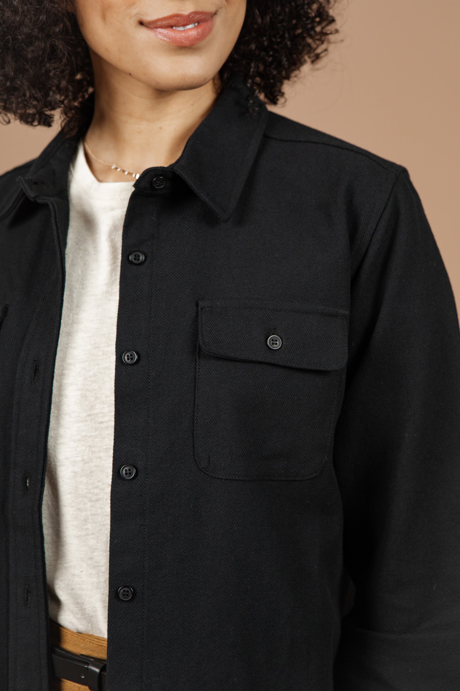 Lenon Shirt / Black Twill