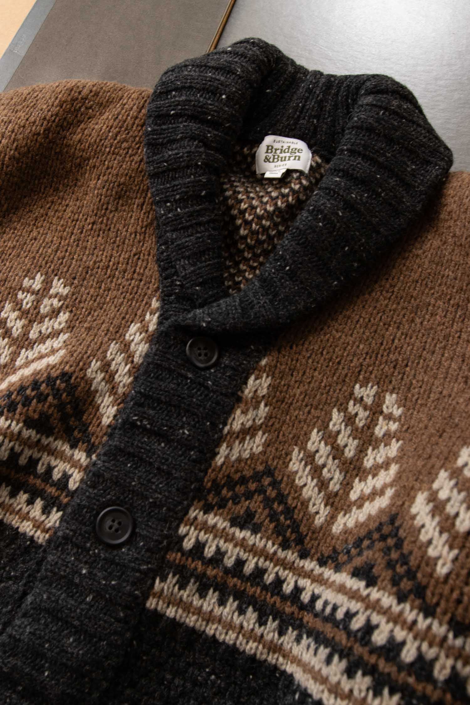 Aaron Sweater / Charcoal Multi