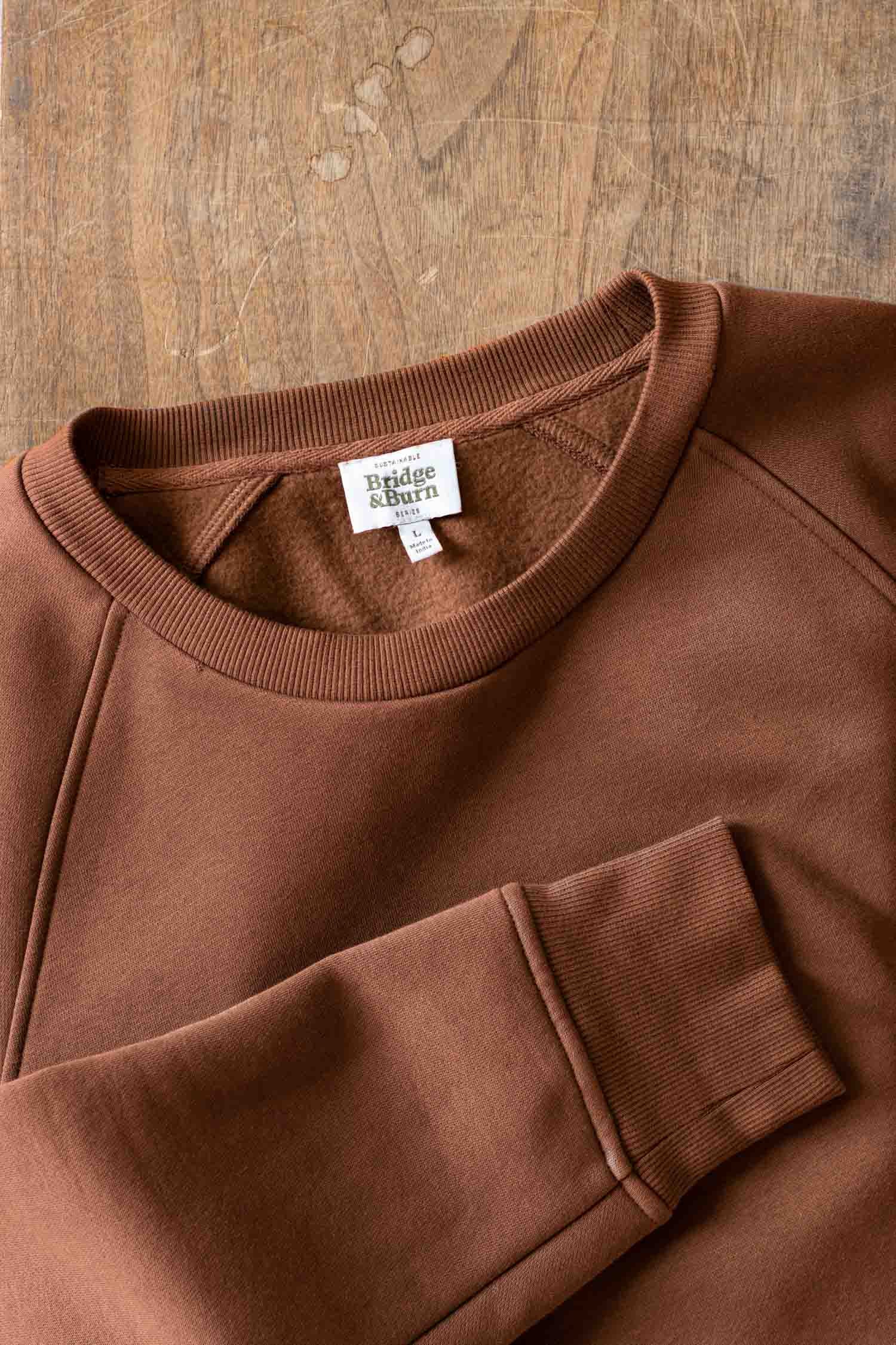 Lincoln Crew Sweatshirt / Burnt Umber