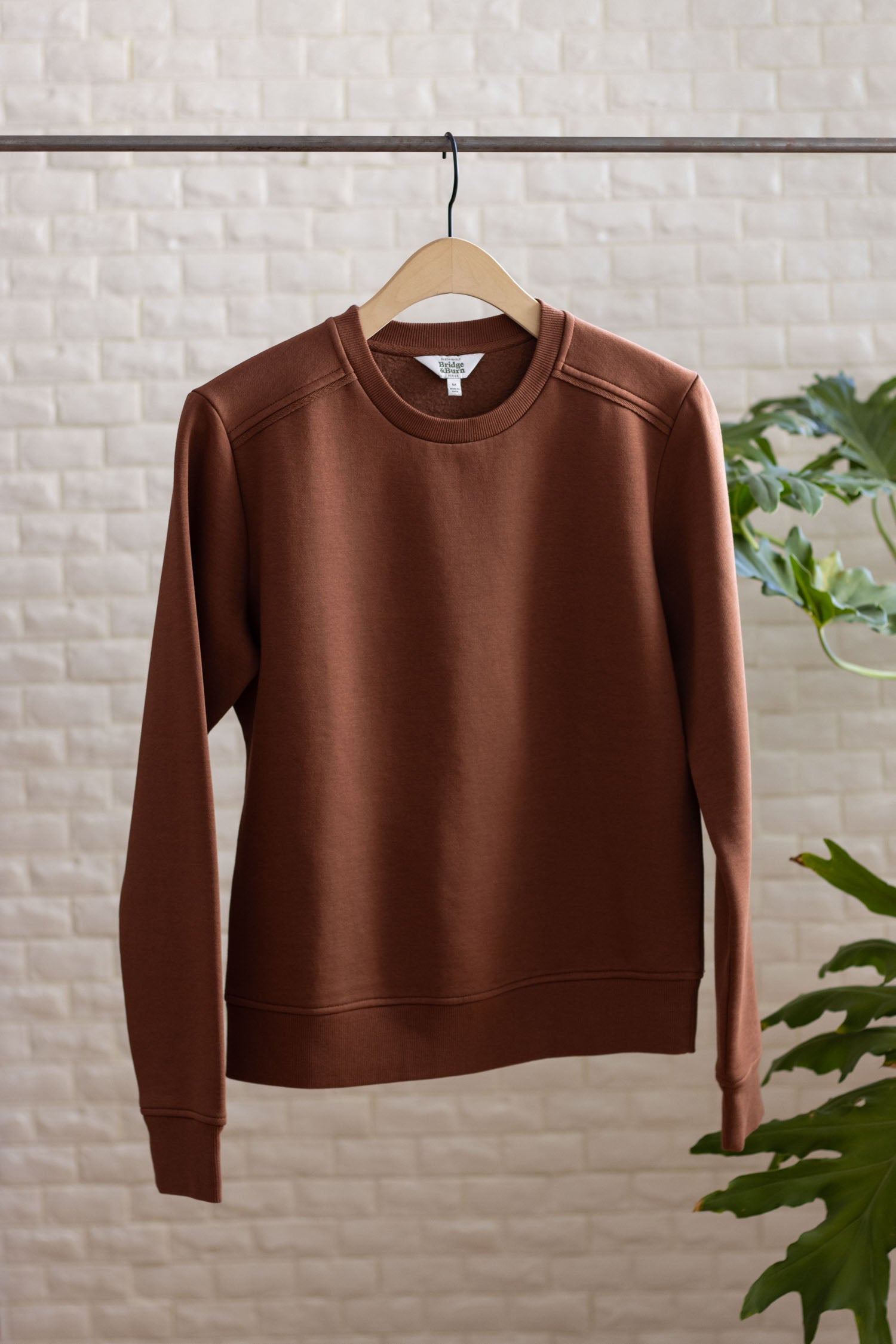 Bailey Crew Sweatshirt / Burnt Umber