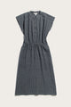 Lorane Dress / Navy Grid