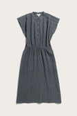 Lorane Dress / Navy Grid