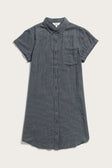 Loren Shirt Dress / Navy Grid