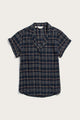 Innes Shirt / Dusk Herringbone Plaid