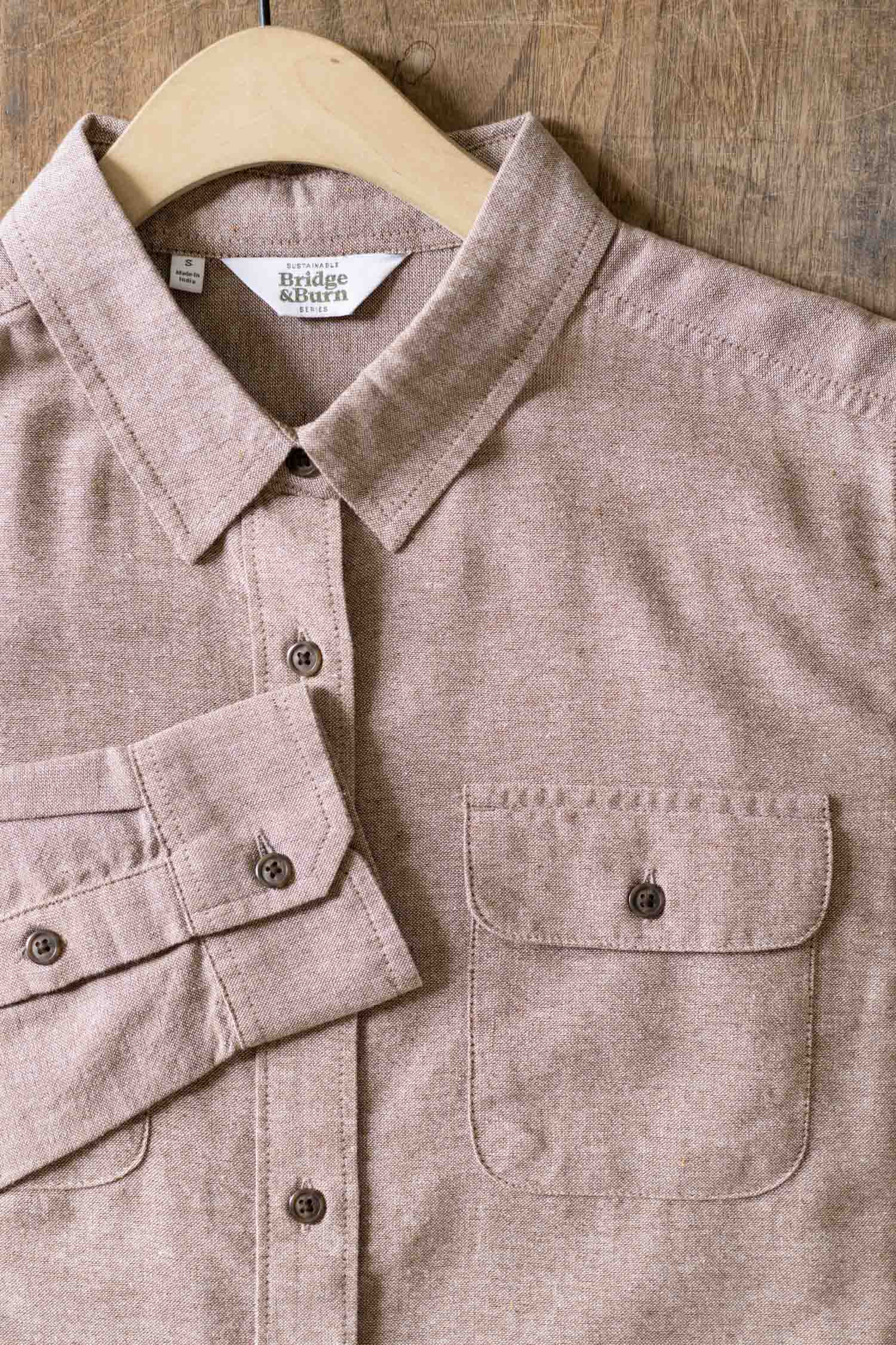 Lenon Shirt / Rust Chambray