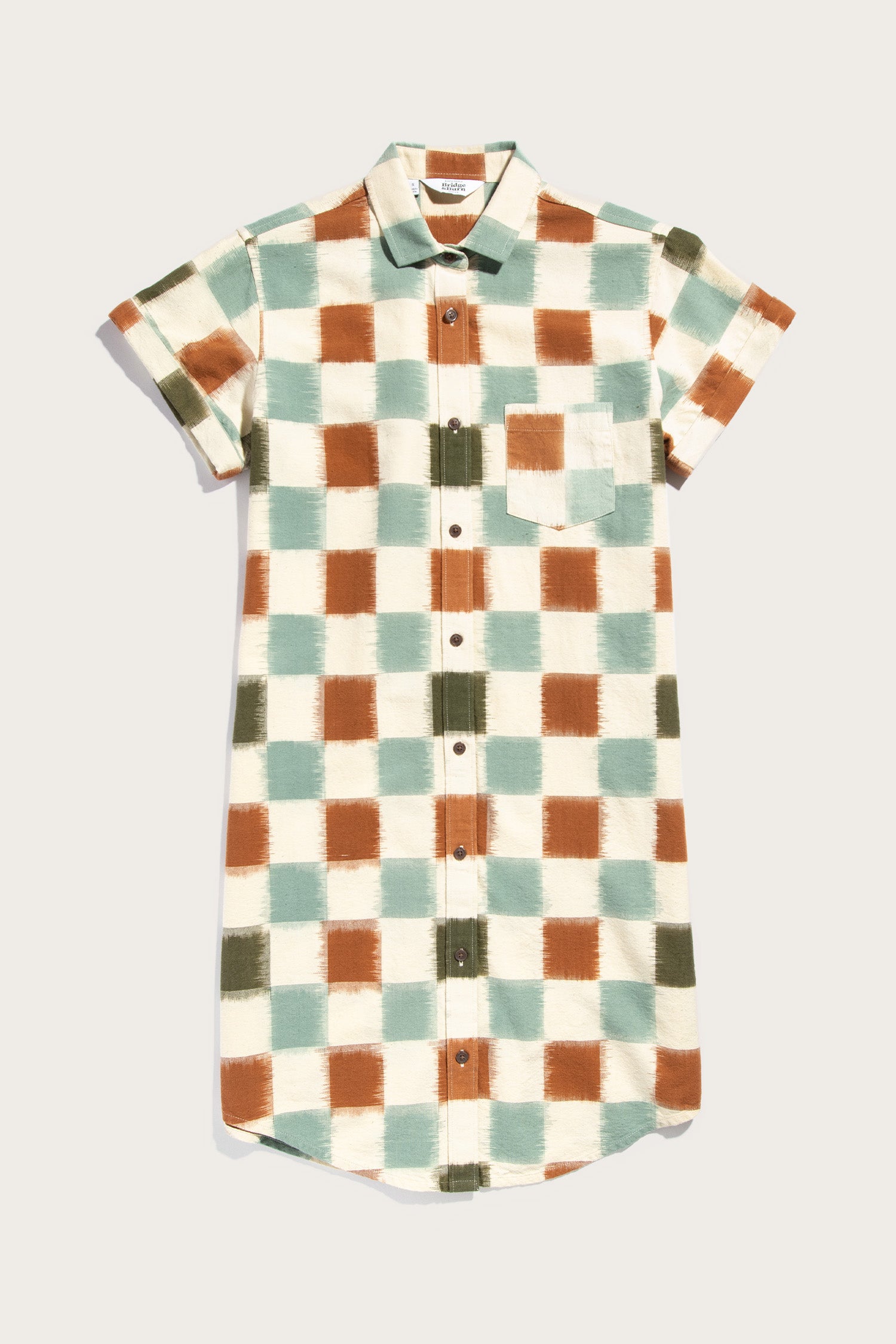 Loren Shirt Dress / Mod Checker