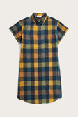 Loren Shirt Dress / Moonbow Plaid