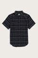 Jordan Slim Shirt / Dusk Herringbone Plaid