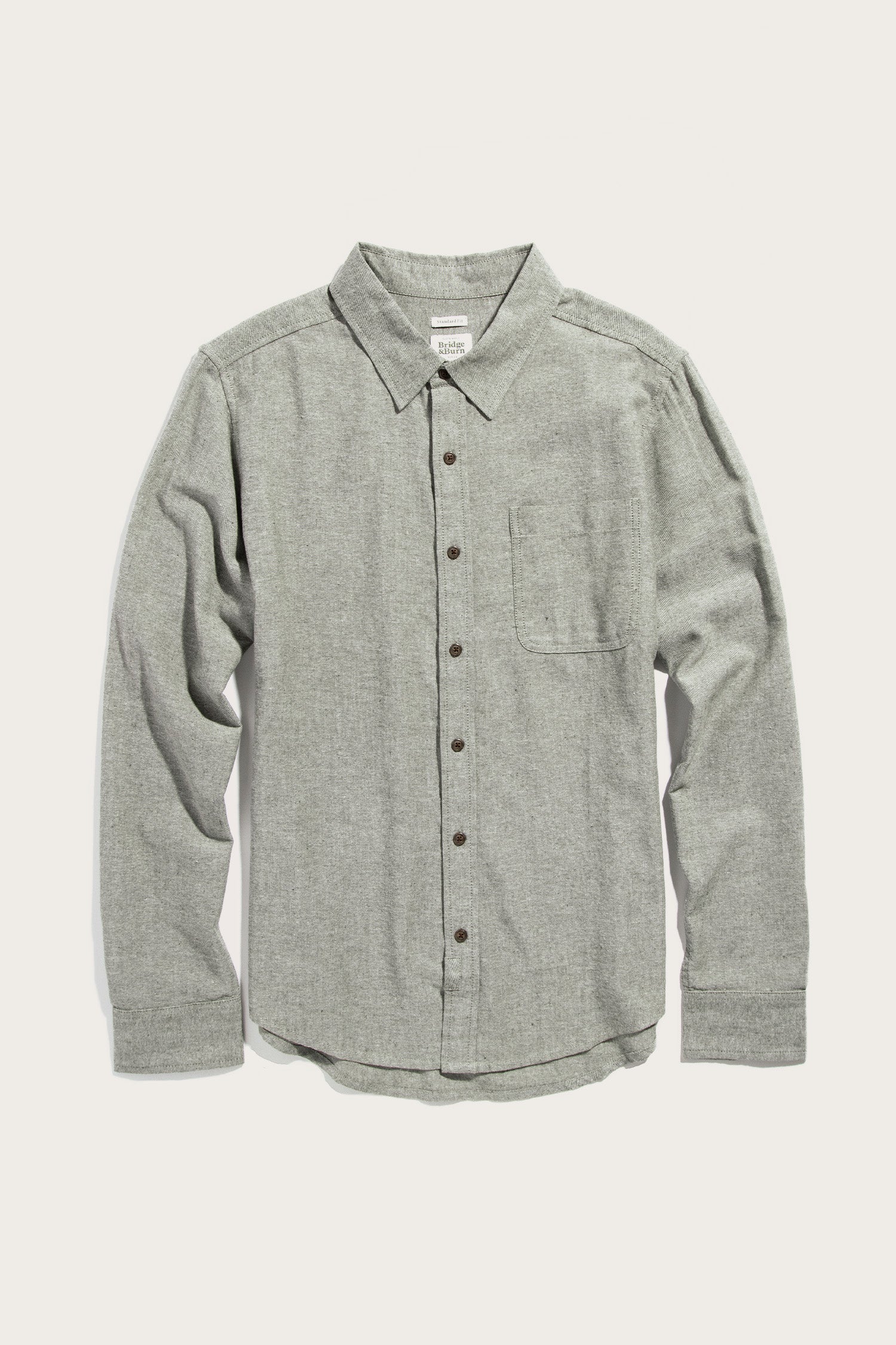 Larson Shirt / Sage Chambray