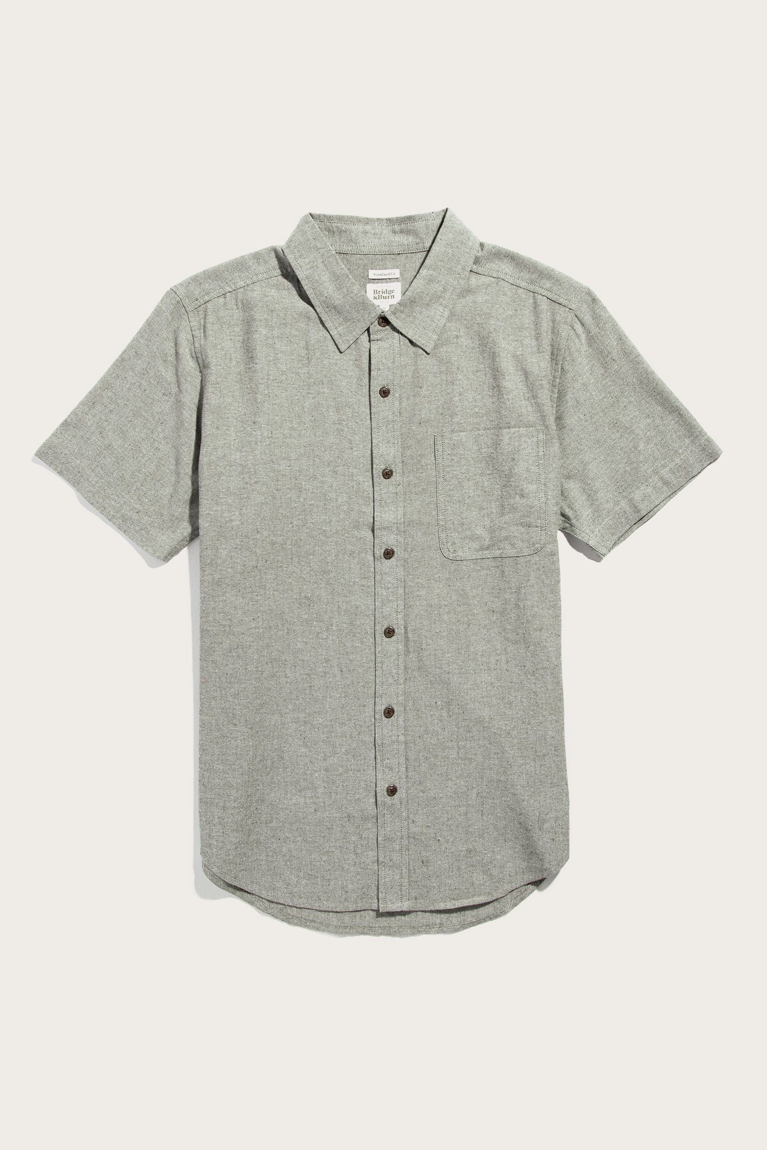 Malcolm Shirt / Sage Chambray