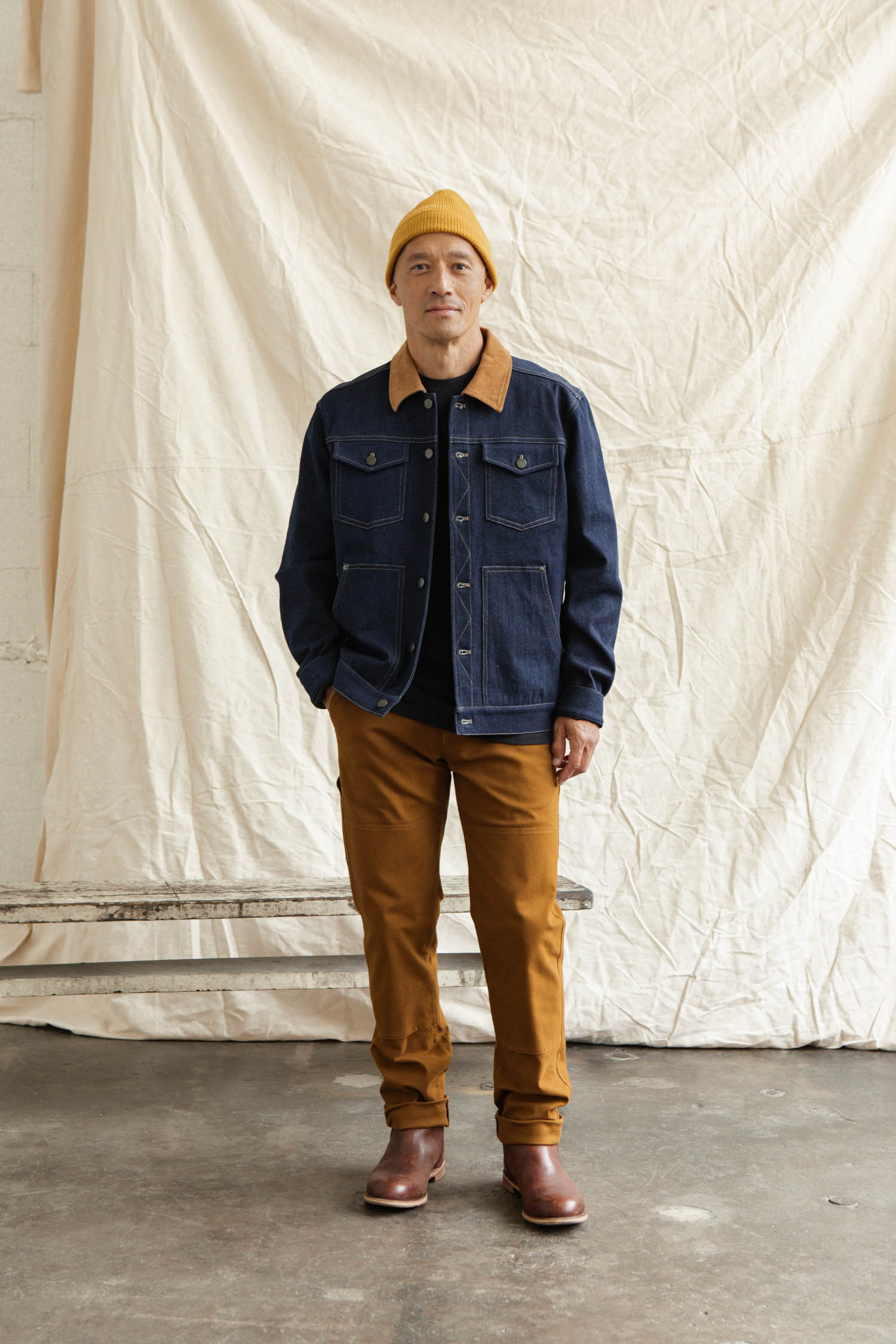 Burl Trucker Jacket / Dark Denim