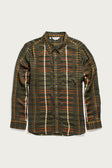 Ash Slim Shirt / Olive Stripe