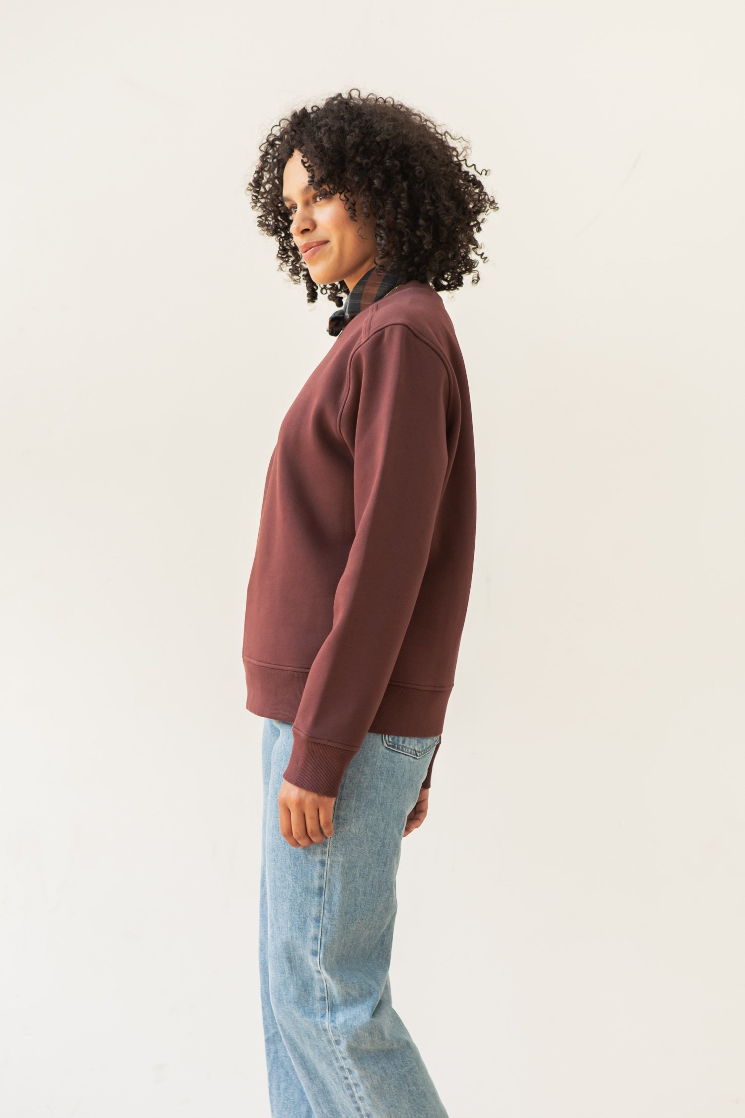 Bailey Crew Sweatshirt / Burgundy