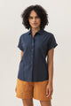 Bea Shirt / Navy Seersucker