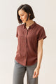 Bea Shirt / Burgundy