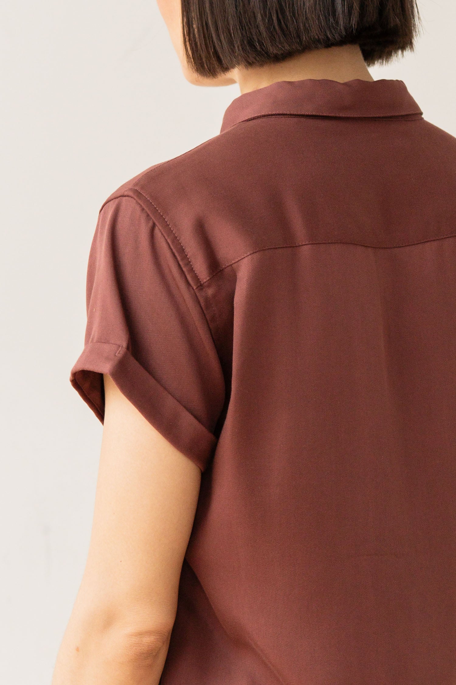 Bea Shirt / Burgundy