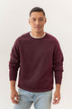 Lincoln Crew Sweatshirt / Burgundy