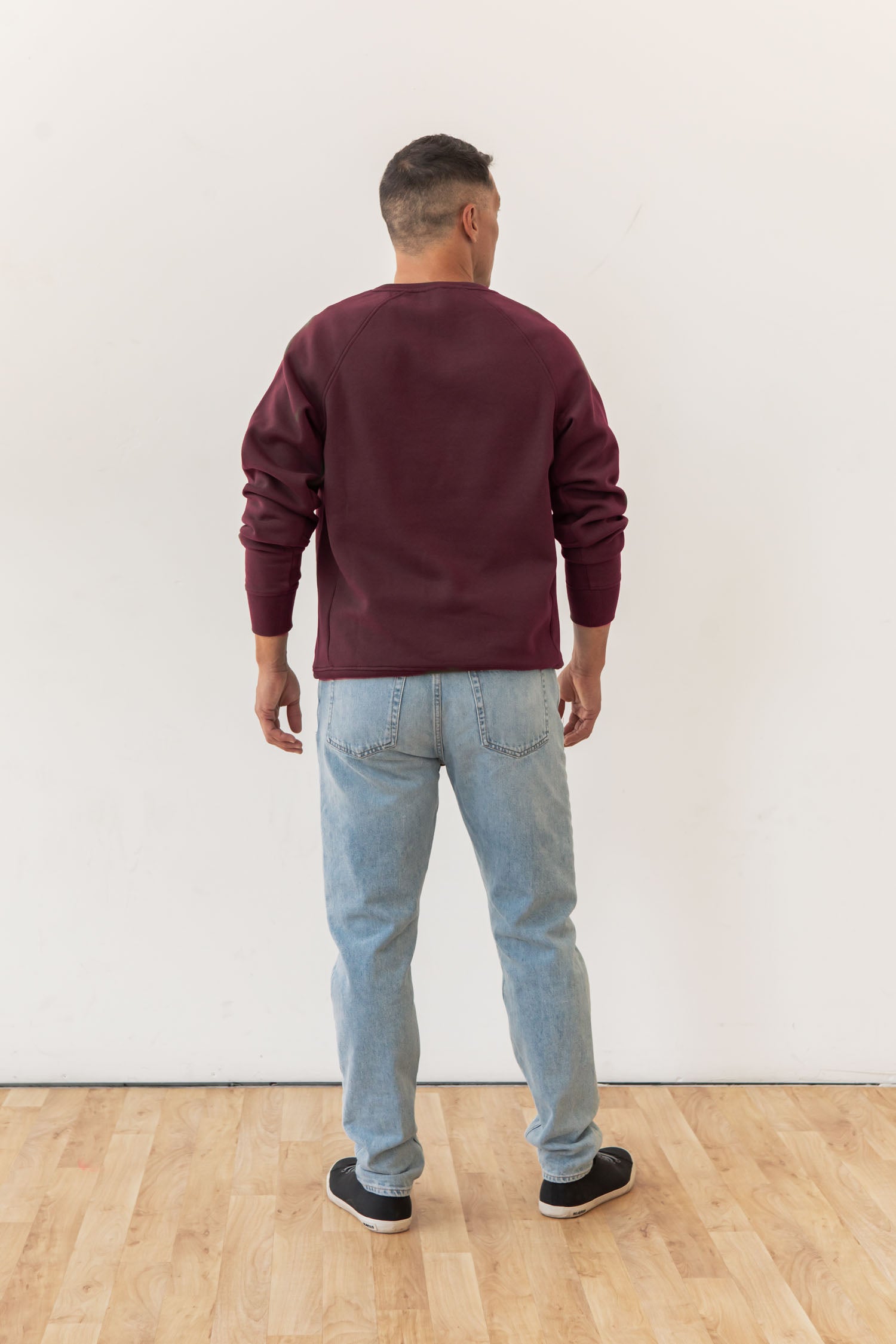 Lincoln Crew Sweatshirt / Burgundy