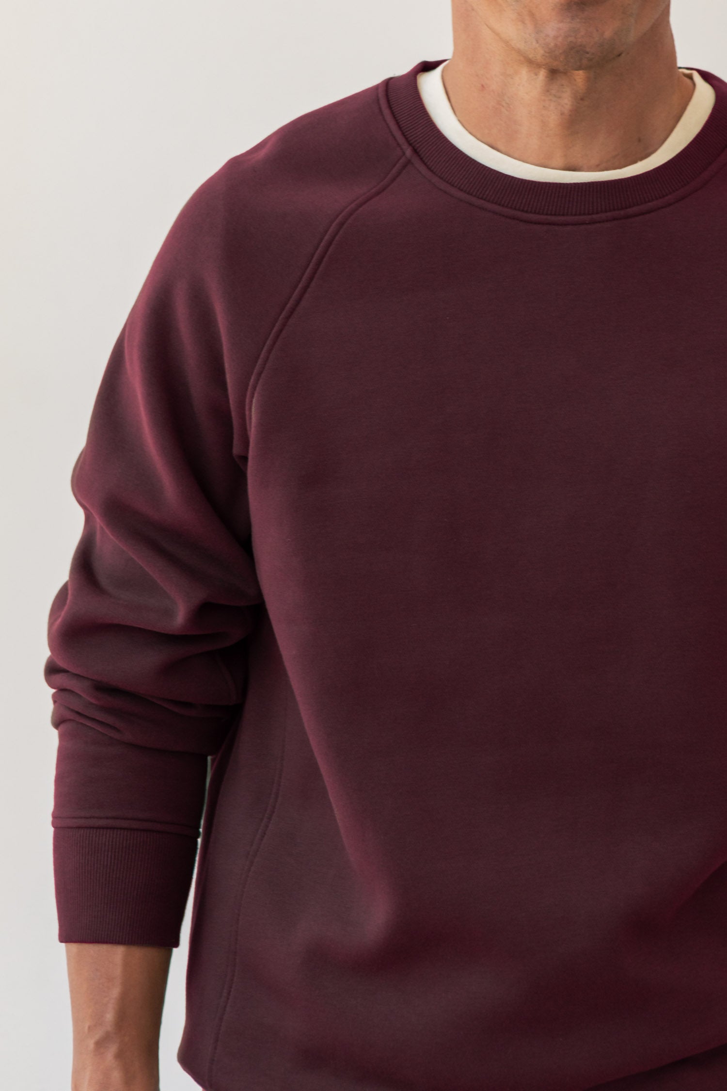 Lincoln Crew Sweatshirt / Burgundy