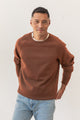 Lincoln Crew Sweatshirt / Burnt Umber