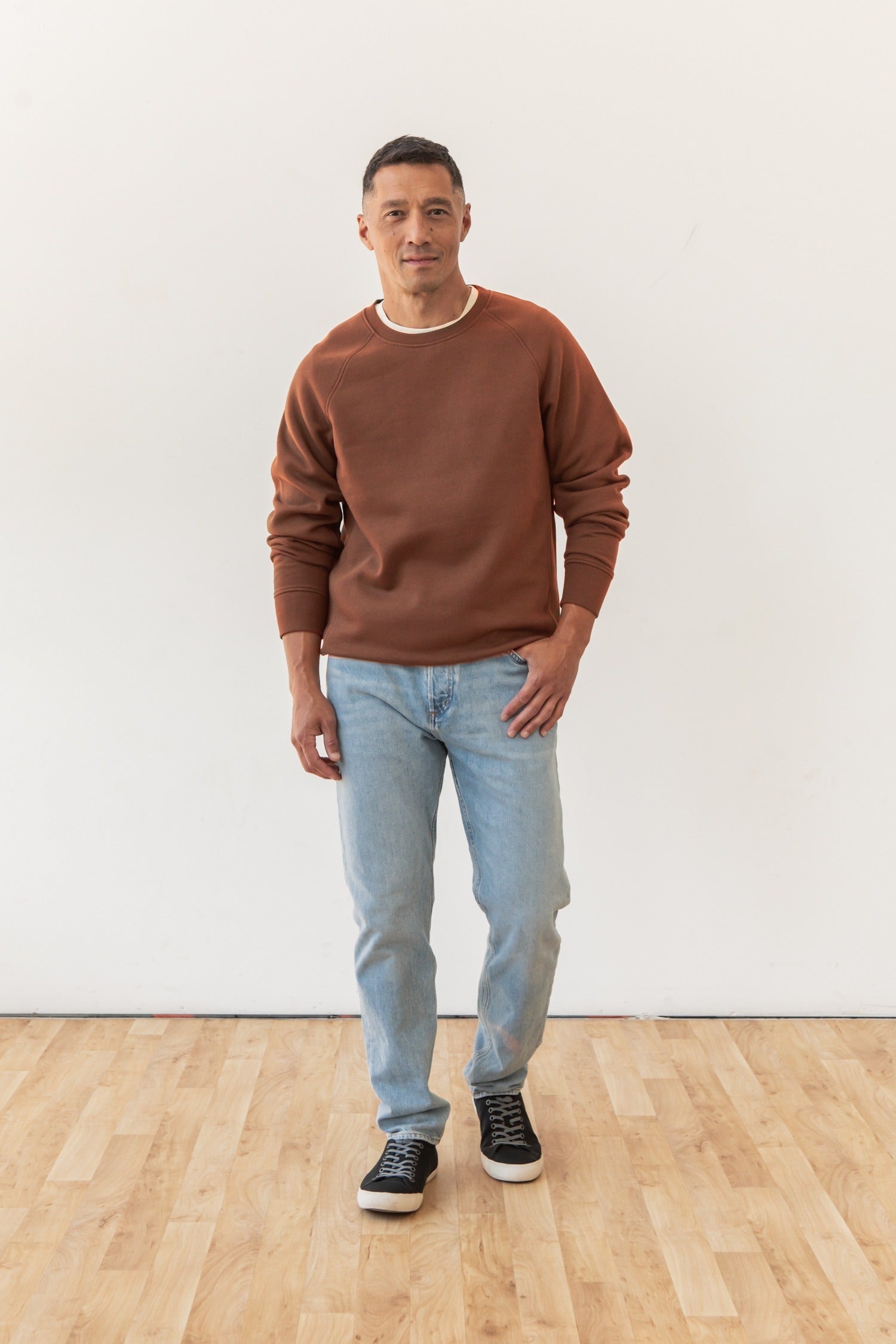 Lincoln Crew Sweatshirt / Burnt Umber