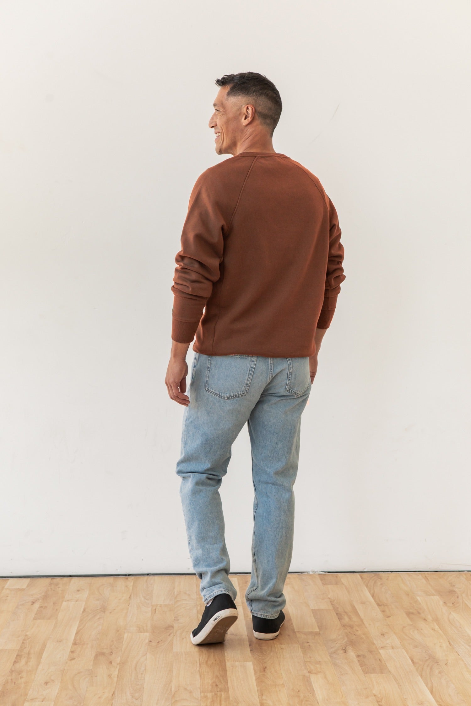 Lincoln Crew Sweatshirt / Burnt Umber