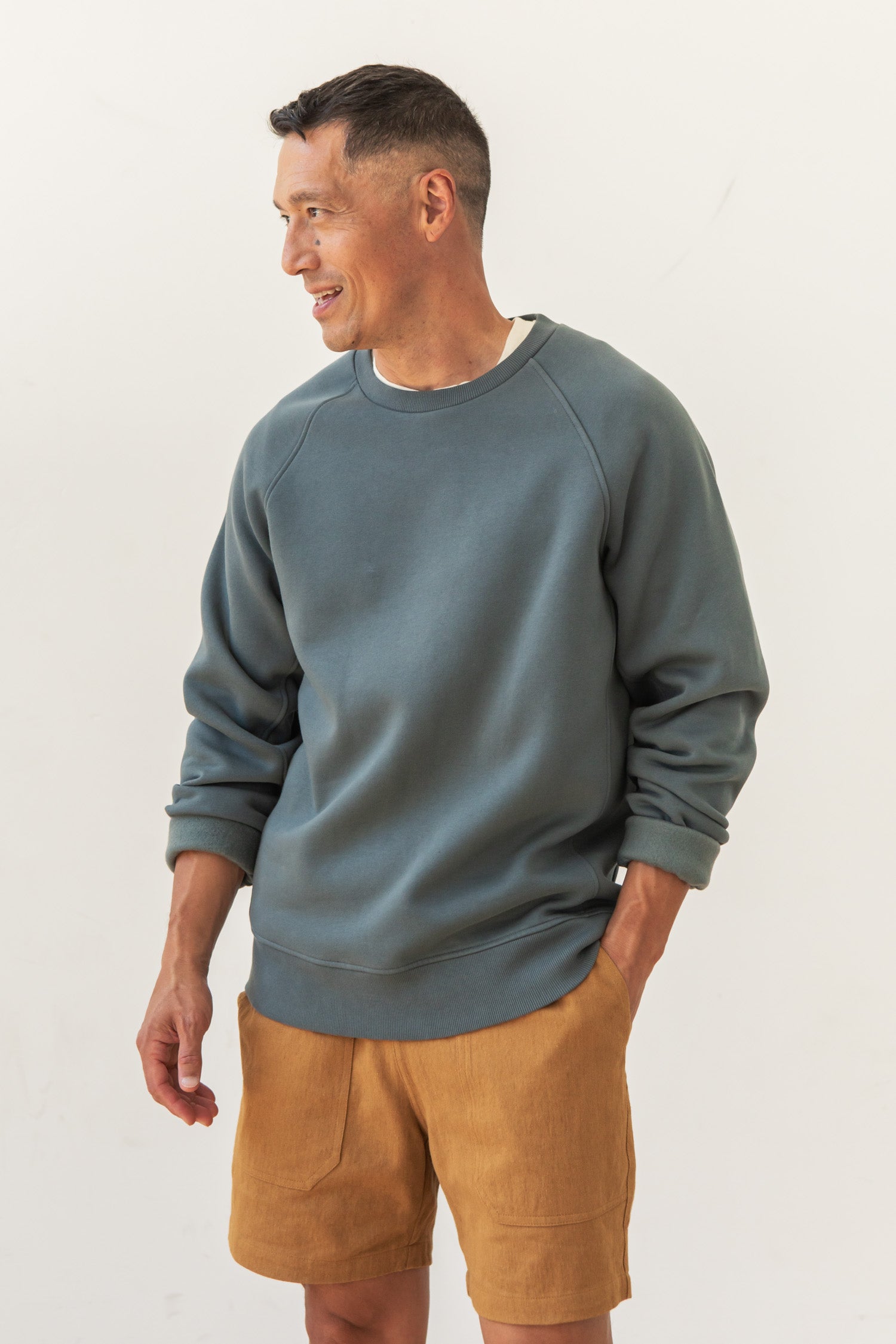 Lincoln Crew Sweatshirt / Slate