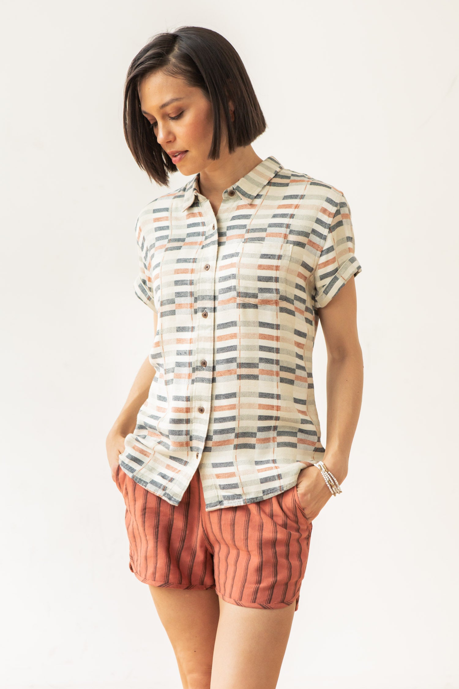 Bea Shirt / Broadway Stripe