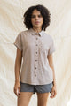 Bea Shirt / Rust Chambray