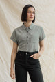 Bea Shirt / Sage Chambray